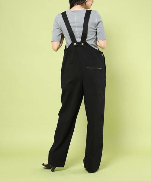 Atelier Mont Kemmelオールインワン ブラック MONT KEMMEL/モンケメル オーバーオール