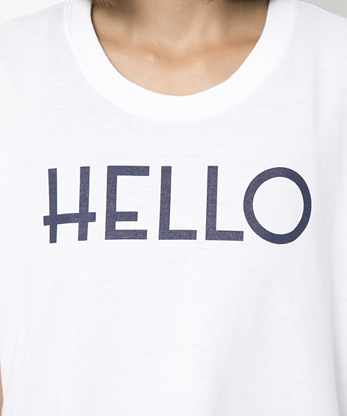 X-girl（エックスガール）の「【SEDA5月号掲載】TALK S/S BIG TEE（Tシャツ/カットソー・レディース・ホワイト/パープル/ライトグリーン・1/2）」の5枚目の写真