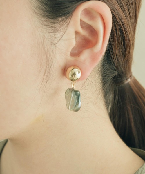 SMELLY（スメリー）の「イビツオーロラメタルマルイヤリング（イヤリング・レディース・シルバー系その他/ゴールド系その他・-）」の4枚目の写真