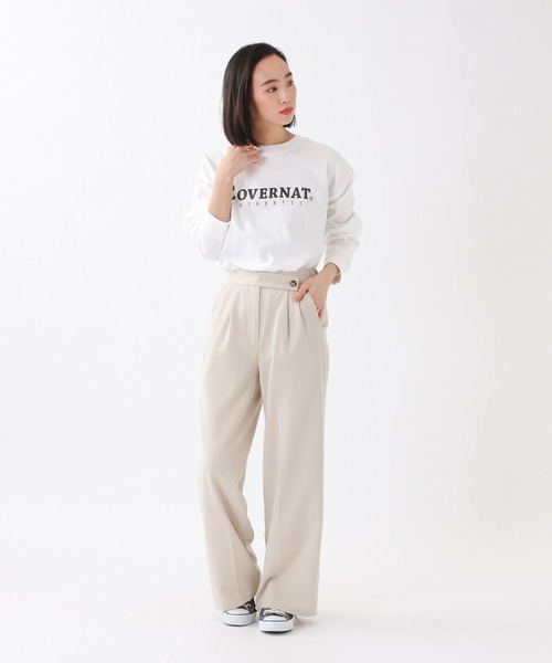 COVERNAT（カバーナット）の「Covernat／COVERNATロゴロンT　2930706（Tシャツ/カットソー・レディース・ホワイト/ブラック/ライトパープル・SMALL/MEDIUM/LARGE/X-LARGE）」の4枚目の写真