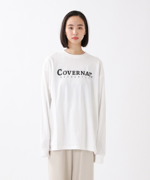 COVERNAT（カバーナット）の「Covernat／COVERNATロゴロンT　2930706（Tシャツ/カットソー・レディース・ホワイト/ブラック/ライトパープル・SMALL/MEDIUM/LARGE/X-LARGE）」の7枚目の写真