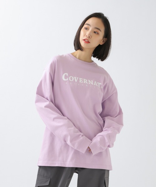 COVERNAT（カバーナット）の「Covernat／COVERNATロゴロンT　2930706（Tシャツ/カットソー・レディース・ホワイト/ブラック/ライトパープル・SMALL/MEDIUM/LARGE/X-LARGE）」の10枚目の写真