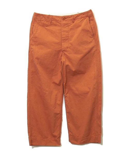 AOZORA（アオゾラ）の「AOZORA/アオゾラ 　ウンサイ天日干し太チノクロスパンツ（チノパンツ・メンズ・ライトグレー/サックスブルー/ライトオレンジ系・MEDIUM/LARGE）」の3枚目の写真