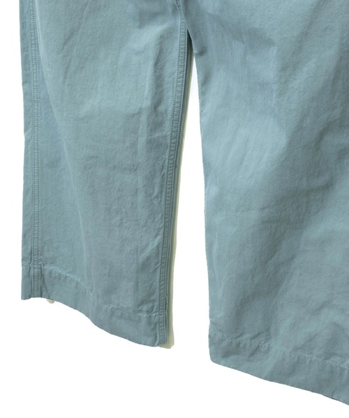 AOZORA（アオゾラ）の「AOZORA/アオゾラ 　ウンサイ天日干し太チノクロスパンツ（チノパンツ・メンズ・ライトグレー/サックスブルー/ライトオレンジ系・MEDIUM/LARGE）」の12枚目の写真