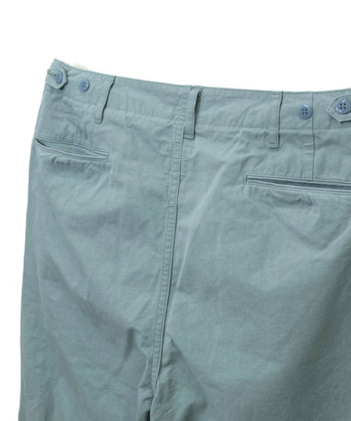 AOZORA（アオゾラ）の「AOZORA/アオゾラ 　ウンサイ天日干し太チノクロスパンツ（チノパンツ・メンズ・ライトグレー/サックスブルー/ライトオレンジ系・MEDIUM/LARGE）」の8枚目の写真