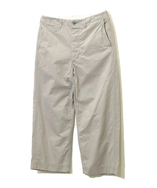 AOZORA（アオゾラ）の「AOZORA/アオゾラ 　ウンサイ天日干し太チノクロスパンツ（チノパンツ・メンズ・ライトグレー/サックスブルー/ライトオレンジ系・MEDIUM/LARGE）」の11枚目の写真