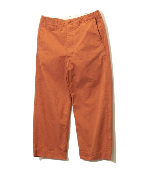 AOZORA（アオゾラ）の「AOZORA/アオゾラ 　ウンサイ天日干し太チノクロスパンツ（チノパンツ・メンズ・ライトグレー/サックスブルー/ライトオレンジ系・MEDIUM/LARGE）」の19枚目の写真
