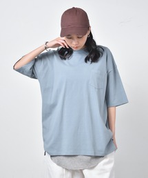 ビッグシルエットクルーネックTシャツ & ワッフルロングタンクトップ セットアンサンブル