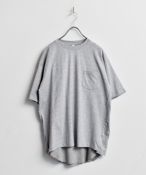 Starting Over(スターティングオーバー)の「ビッグシルエットクルーネックTシャツ & ワッフルロングタンクトップ セットアンサンブル(Tシャツ/カットソー・メンズ・ホワイト/ブラック/ベージュ/ダークグリーン/パープル/グレー/グレイッシュブルー/グリーン・M/L/XL)」の17枚目の写真