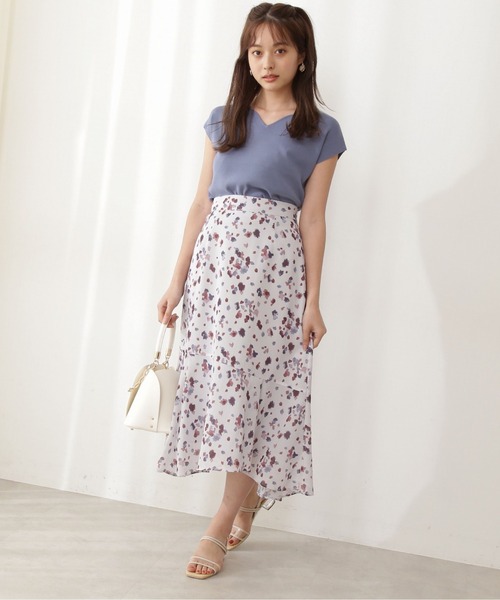 PROPORTION BODY DRESSING(プロポーションボディドレッシング)の「ブラーリーマーメイドスカート / 1211120506(スカート・レディース・グリーン/ブラウン系その他/ベージュ・MEDIUM/SMALL)」の13枚目の写真