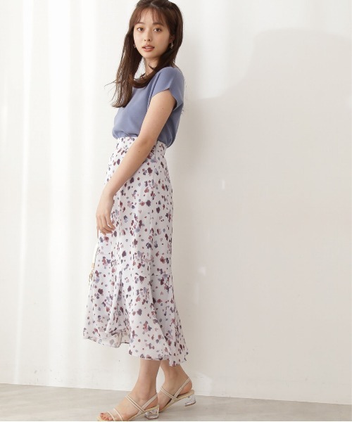 PROPORTION BODY DRESSING(プロポーションボディドレッシング)の「ブラーリーマーメイドスカート / 1211120506(スカート・レディース・グリーン/ブラウン系その他/ベージュ・MEDIUM/SMALL)」の21枚目の写真