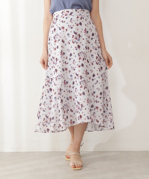 PROPORTION BODY DRESSING(プロポーションボディドレッシング)の「ブラーリーマーメイドスカート / 1211120506(スカート・レディース・グリーン/ブラウン系その他/ベージュ・MEDIUM/SMALL)」の6枚目の写真