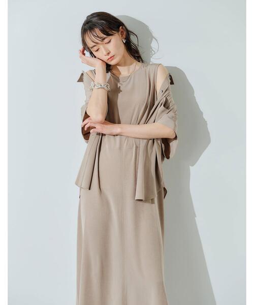 green label relaxing(グリーンレーベルリラクシング)の「FFC トリアセ サテン ドルマン シャツ(シャツ/ブラウス・レディース・ホワイト/オリーブ/ピンク・FREE)」の18枚目の写真