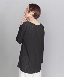 BEAUTY&YOUTH UNITED ARROWS（ビューティーアンドユースユナイテッドアローズ）の「by フロントボタンロングスリーブカットソー -2WAY-（Tシャツ/カットソー）」