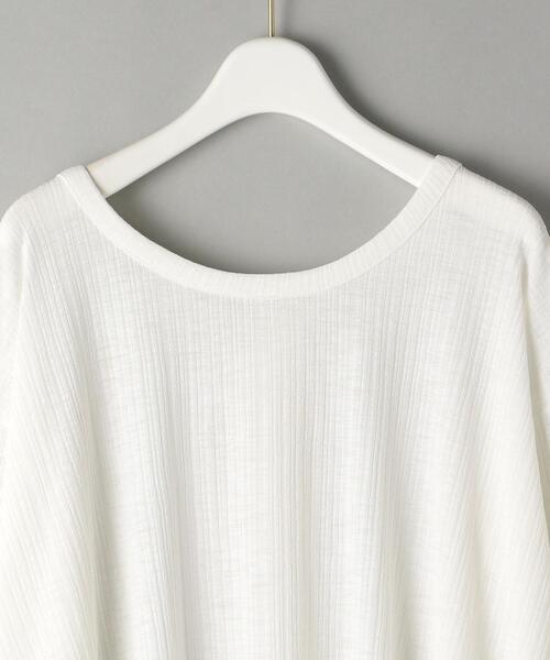 BEAUTY&YOUTH UNITED ARROWS（ビューティーアンドユースユナイテッドアローズ）の「by フロントボタンロングスリーブカットソー -2WAY-（Tシャツ/カットソー・レディース・ホワイト/ブラック・FREE）」の9枚目の写真