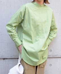 バンドカラーシャツBL