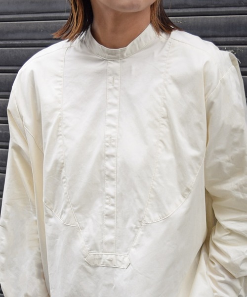 Marient（マリエント）の「バンドカラーシャツBL（シャツ/ブラウス・レディース・ホワイト/ベージュ/ライトグリーン・FREE）」の12枚目の写真