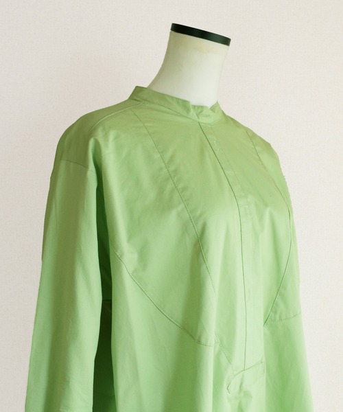 Marient（マリエント）の「バンドカラーシャツBL（シャツ/ブラウス・レディース・ホワイト/ベージュ/ライトグリーン・FREE）」の13枚目の写真