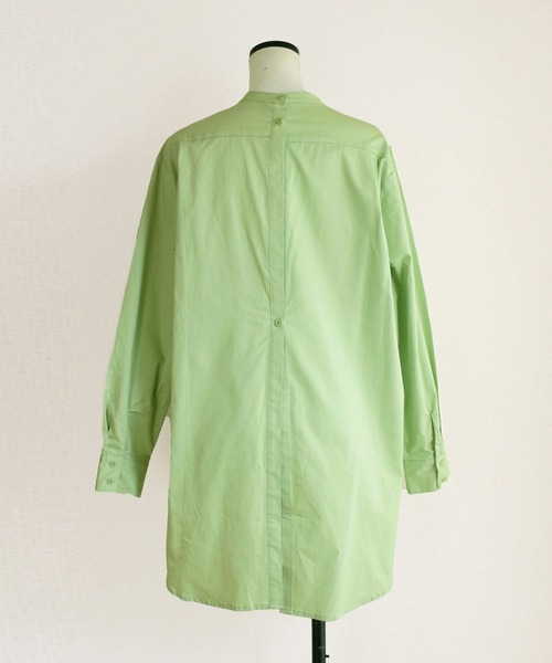 Marient（マリエント）の「バンドカラーシャツBL（シャツ/ブラウス・レディース・ホワイト/ベージュ/ライトグリーン・FREE）」の19枚目の写真