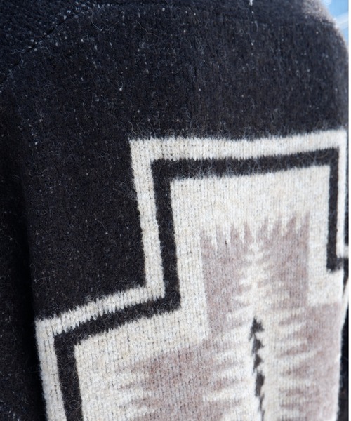 PENDLETON（ペンドルトン）の「PENDLETON/ペンドルトン SHAWL COLLAR CARDIGAN ショールカラーカーディガン　1575-6104（カーディガン/ボレロ・レディース・ホワイト/ブラック・FREE）」の21枚目の写真