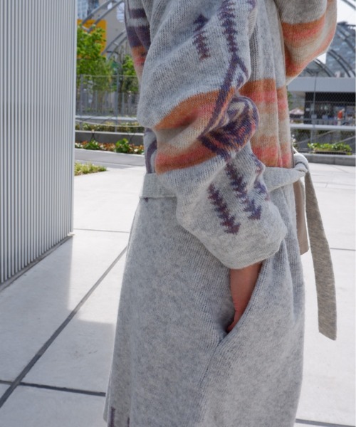 PENDLETON（ペンドルトン）の「PENDLETON/ペンドルトン SHAWL COLLAR CARDIGAN ショールカラーカーディガン　1575-6104（カーディガン/ボレロ・レディース・ホワイト/ブラック・FREE）」の17枚目の写真