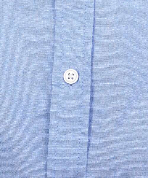 tk.TAKEO KIKUCHI（ティーケータケオキクチ）の「◆リネン混7分袖シャツ（ビジネスシャツ・メンズ・ホワイト/サックスブルー/ネイビー/ブラック・02/03/04）」の12枚目の写真
