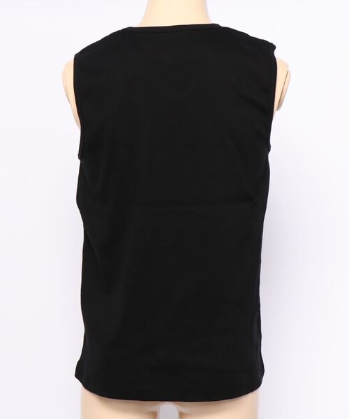 Blue Standard (ブルースタンダード)の「【BLUE STANDARD】オーガニックコットン リブノースリーブ(タンクトップ・メンズ・ホワイト/ブラック/ネイビー/杢グレー・MEDIUM/LARGE/X-LARGE)」の6枚目の写真