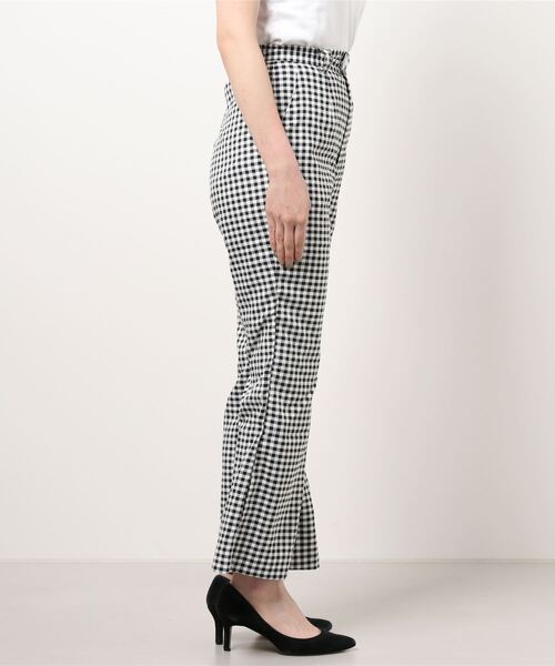 CHILLE（チル）の「ギンガムチェックストレートパンツ（その他パンツ・レディース・ブラック/オリーブ/オレンジ・S/M）」の11枚目の写真