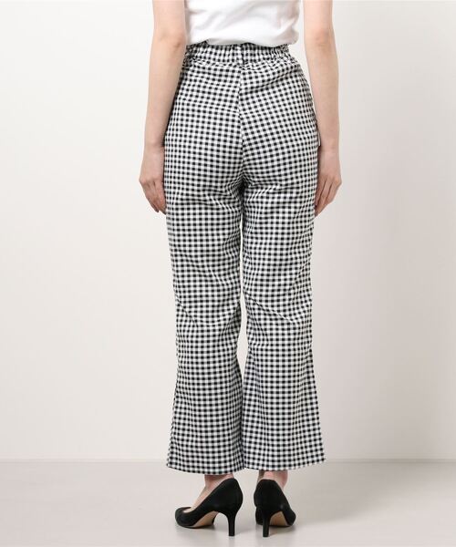 CHILLE（チル）の「ギンガムチェックストレートパンツ（その他パンツ・レディース・ブラック/オリーブ/オレンジ・S/M）」の13枚目の写真