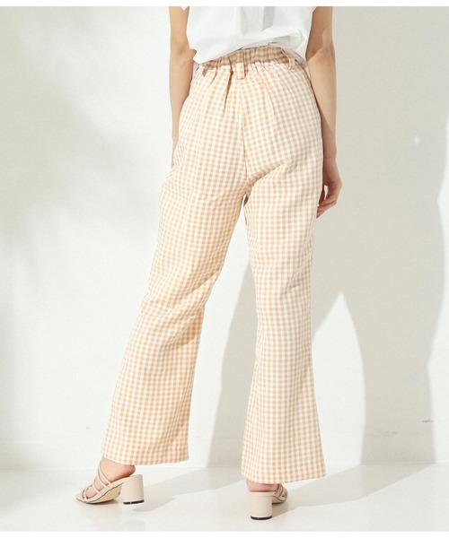 CHILLE（チル）の「ギンガムチェックストレートパンツ（その他パンツ・レディース・ブラック/オリーブ/オレンジ・S/M）」の17枚目の写真