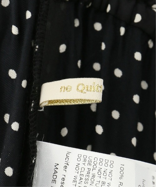NE QUITTEZ PAS!(ヌキテパ)の「【ne Quittez pas(ヌキテパ)/Japan.】ドットティアードスカート(スカート・レディース・ブラック・MEDIUM)」の10枚目の写真