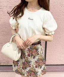 apres jour | リブパフちびロゴTシャツ【ZOZOTOWN限定アイテム】(Tシャツ/カットソー)