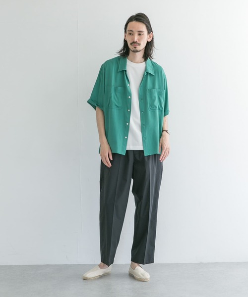 URBAN RESEARCH(アーバンリサーチ)の「タイプライターストレッチイージーパンツ(その他パンツ・メンズ・ブラック/アイボリー/ベージュ系その他・MEDIUM/LARGE)」の4枚目の写真