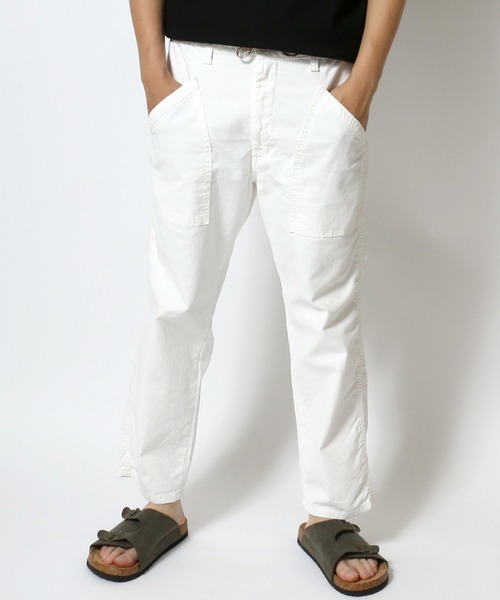 Lee（リー）の「Lee/リー DUNGAREESダンガリーズ イージー クロップド ベイカーパンツ（その他パンツ・メンズ・ホワイト/ブラック/ベージュ/オリーブ/インディゴブルー/ライトインディゴブルー/ブルー系その他・S/M/L/XL）」の18枚目の写真