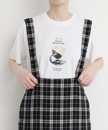 ●SMALL MUSTACHE プリント半袖Ｔシャツ