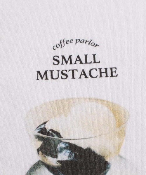 I am I in fact...（アイアムアイインファクト）の「●SMALL MUSTACHE プリント半袖Ｔシャツ（Tシャツ/カットソー・レディース・ホワイト・FREE）」の14枚目の写真