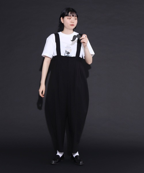 I am I in fact...（アイアムアイインファクト）の「●SMALL MUSTACHE プリント半袖Ｔシャツ（Tシャツ/カットソー・レディース・ホワイト・FREE）」の20枚目の写真