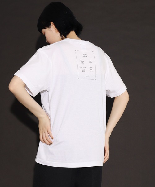 I am I in fact...（アイアムアイインファクト）の「●SMALL MUSTACHE プリント半袖Ｔシャツ（Tシャツ/カットソー・レディース・ホワイト・FREE）」の18枚目の写真