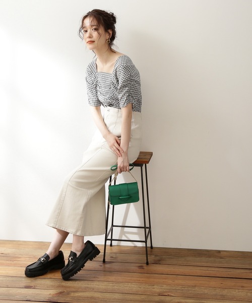 N.（N. Natural Beauty Basic）（エヌエヌナチュラルビューティーベーシック）の「◆トラックソールビット付ローファー（ローファー・レディース・ブラック/ブラウン・23.5/24.5）」の6枚目の写真