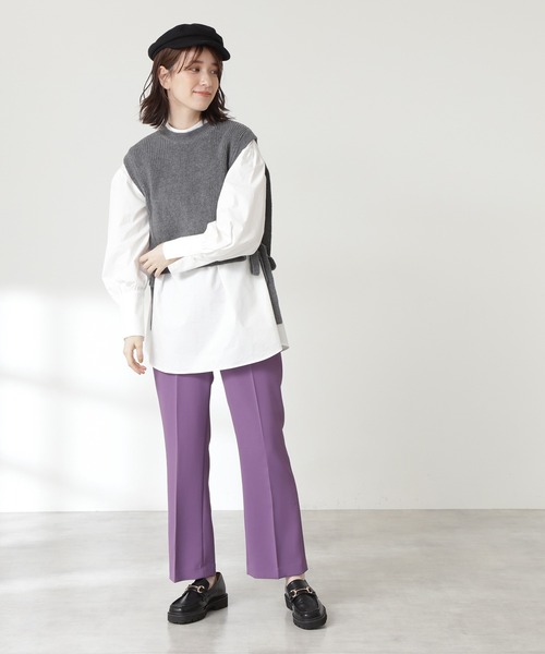 N.（N. Natural Beauty Basic）（エヌエヌナチュラルビューティーベーシック）の「◆トラックソールビット付ローファー（ローファー・レディース・ブラック/ブラウン・23.5/24.5）」の17枚目の写真