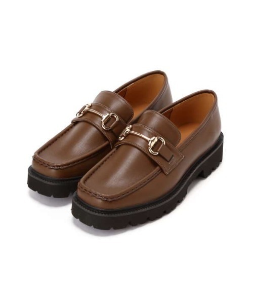 N.（N. Natural Beauty Basic）（エヌエヌナチュラルビューティーベーシック）の「◆トラックソールビット付ローファー（ローファー・レディース・ブラック/ブラウン・23.5/24.5）」の9枚目の写真