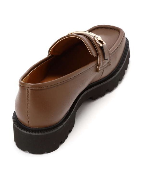 N.（N. Natural Beauty Basic）（エヌエヌナチュラルビューティーベーシック）の「◆トラックソールビット付ローファー（ローファー・レディース・ブラック/ブラウン・23.5/24.5）」の11枚目の写真