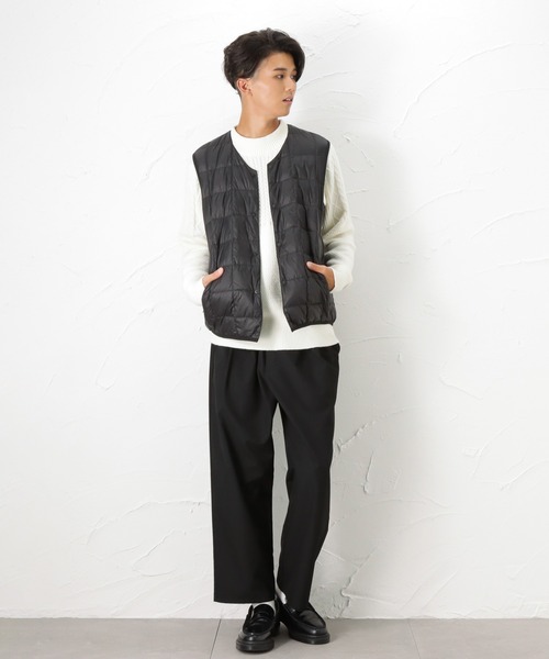 NAVY(ネイビー)の「インナーダウンベスト(ベスト・メンズ・ブラック/ネイビー/グレー・M/L/XL)」の16枚目の写真