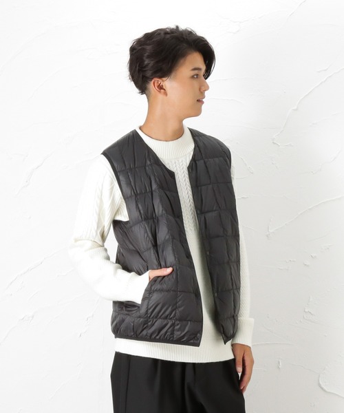 NAVY(ネイビー)の「インナーダウンベスト(ベスト・メンズ・ブラック/ネイビー/グレー・M/L/XL)」の19枚目の写真
