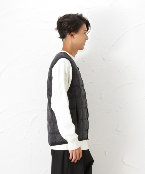 NAVY(ネイビー)の「インナーダウンベスト(ベスト・メンズ・ブラック/ネイビー/グレー・M/L/XL)」の22枚目の写真