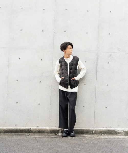 NAVY(ネイビー)の「インナーダウンベスト(ベスト・メンズ・ブラック/ネイビー/グレー・M/L/XL)」の10枚目の写真