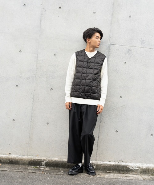 NAVY(ネイビー)の「インナーダウンベスト(ベスト・メンズ・ブラック/ネイビー/グレー・M/L/XL)」の15枚目の写真