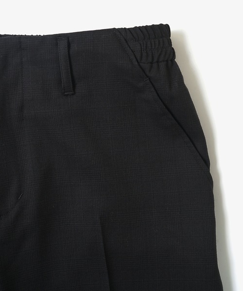 Name.(ネーム)の「Name. WOOL CHECK EASY SLACKS (NMPT-21AW-003)(スラックス・メンズ・ブラック・1/0/2)」の3枚目の写真
