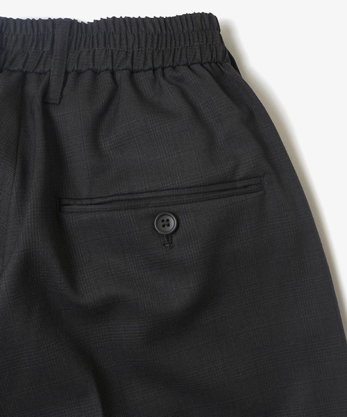 Name.(ネーム)の「Name. WOOL CHECK EASY SLACKS (NMPT-21AW-003)(スラックス・メンズ・ブラック・1/0/2)」の4枚目の写真