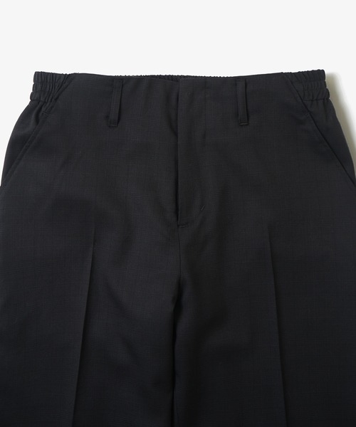 Name.(ネーム)の「Name. WOOL CHECK EASY SLACKS (NMPT-21AW-003)(スラックス・メンズ・ブラック・1/0/2)」の2枚目の写真